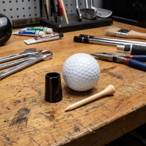 12 Pack Solid Black Golf Iron Ferrules for .355 & .370 Tapered Shafts – Multiple Length Options (0.500", 0.750", 1.000") for Iron & Wedge Re-Shafting in Kuwait