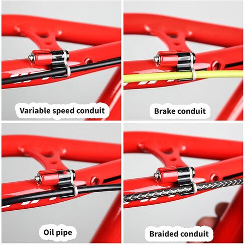 5Pcs Bicycles Cables Grip Adapter Guide Bike Hydraulic Brake Cable Housing Adapter Clip Hydraulic Brake Hose Buckles in Kuwait