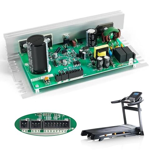 MC1618DLS 386762 Treadmill Control Board Motherboard, Fit for Icon GldsGym Proform Nordic-Track Treadmill Motor Controller, Replace# ZC0547 398056 386816 398076 (Black Sockets) in Kuwait