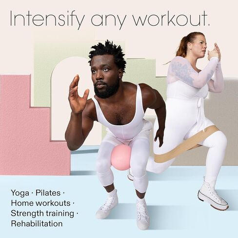 Bala Bands & Bala Balls Home Workout Equipment Bundle - Blush in Kuwait