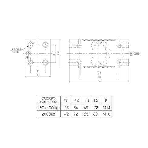 PX14B-A سبائك الصلب وزنها الاستشعار 150 كجم-2000 كجم ميزان ذو منصة التعبئة والتغليف 1 قطعة in Kuwait