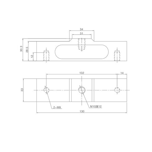 CXD2-800kg Cantilever Beam Elevator Weighing Sensor Safety Limiting Device Tension 1Pcs in Kuwait