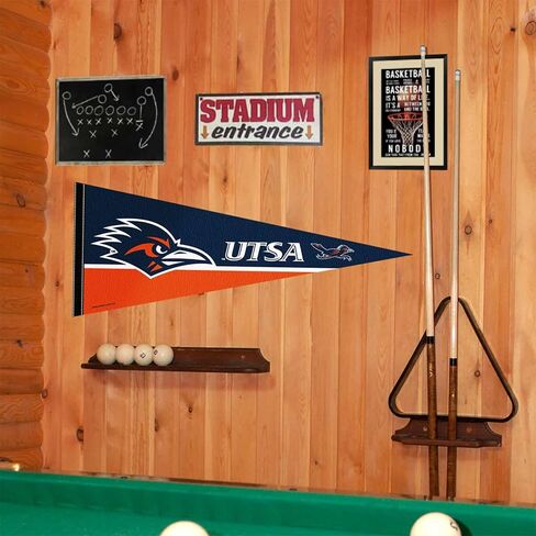College Flags & Banners Co. Texas San Antonio Roadrunners Wordmark Logo Pennant Banner Flag in Kuwait