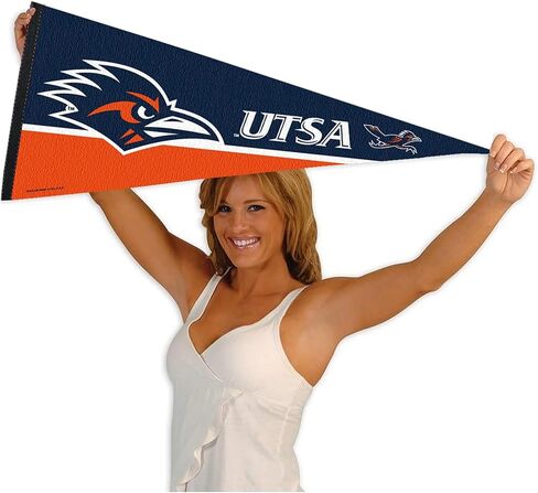 College Flags & Banners Co. Texas San Antonio Roadrunners Wordmark Logo Pennant Banner Flag in Kuwait
