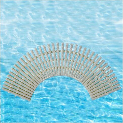 Rhombus Texture Drainage Grate Cover, 3-Hole Splicing for Driveways, Patios & Decks, 30x100CM, Set of 2, Ideal for Swimming Pool Overflow Protection in Kuwait