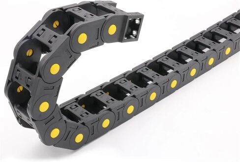 1pcs Drag Chains H25Q.1.S Bridge Type Both Side Opening 20x38 20x50 Plastic Towline Transmission(100mm,25x75 mm) in Kuwait
