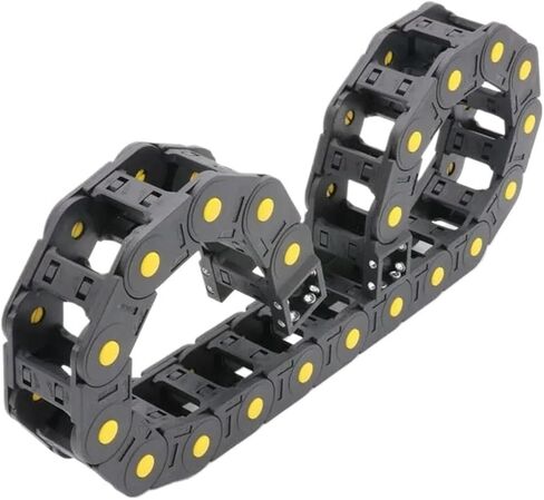 1pcs Drag Chains H25Q.1.S Bridge Type Both Side Opening 20x38 20x50 Plastic Towline Transmission(55mm,25x100 mm) in Kuwait