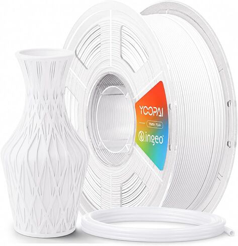YOOPAI PLA+ خيوط غير لامعة 1.75 مم مع أنبوب تفلون PTFE 2 متر، خيوط طابعة ثلاثية الأبعاد 1 كجم (2.2 رطل)، دقة الأبعاد +/- 0.02 مم، نسيج سطح غير لامع، أخضر داكن in Kuwait