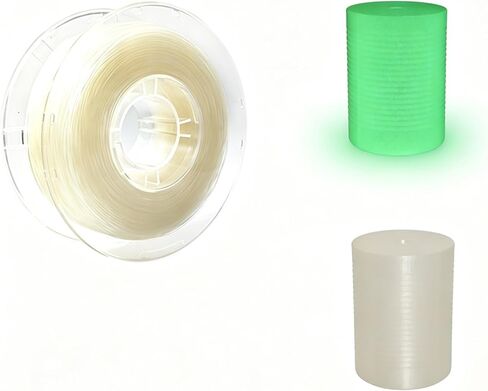 خيوط TPU 1.75 مم، 95A خيوط طابعة ثلاثية الأبعاد مرنة مع مرونة عالية، بكرة 200 جرام (0.44 رطل)، دقة الأبعاد ±0.03 مم، تناسب معظم طابعات FDM، أخضر متوهج in Kuwait