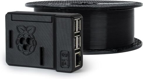 Prusament Premium PETG V0 Jet Black 1.75 مم 1 كجم خيوط طابعة ثلاثية الأبعاد | خيوط PETG V0 المقاومة للهب بدقة ±0.02 مم للتطبيقات الفنية التي تركز على السلامة والوظيفية. in Kuwait