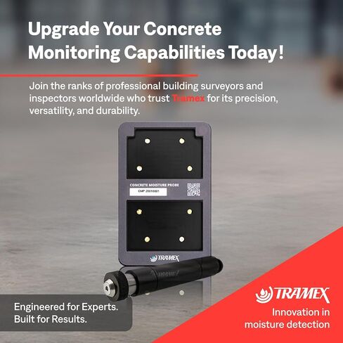 Tramex Concrete Moisture Probe CMP | for Measuring In-situ Moisture Content in Concrete Flooring & Slabs | Use with Our Concrete Moisture Meter Range in Kuwait