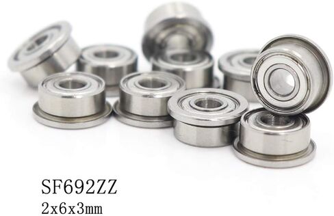 منتجات نقل الطاقة SF692ZZ صف واحد محمل كروي ذو أخدود عميق ABEC-1 5 قطع محامل مصغرة من الفولاذ المقاوم للصدأ S DDRF-620ZZ F692ZZ 263 مم in Kuwait