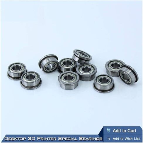 Flanged Bearings for Desktop 3D Printer Special Flange Bushing Ball Bearing F688ZZ 8X16X5mm F688 for Kossel Prusa i3 Parts Industrial Products in Kuwait