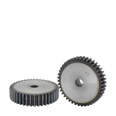 Cylindrical Gear 2M-41/42/43/44/45/46/47/48/49/50T SC45#Carbon Steel Height 20mm 1Pcs(2M49T - Bore 16 mm) in Kuwait