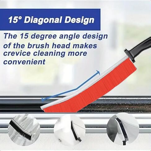 6Pcs Hard Bristle Crevice Cleaning Brush, Multifunctional Premium Crevice Cleaning Tool, Designed for Cleaning Narrow Spaces, Suitable for Toilet, Faucets, Kitchen, Grout,Colorful in Kuwait