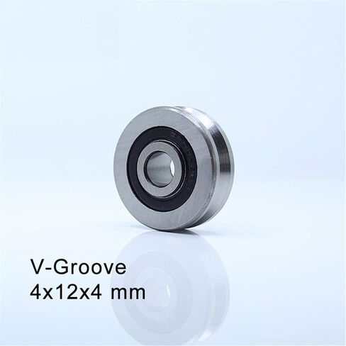 TMP1105 544162 V041204 V Groove Sealed Ball Bearing 4x12x4mm Pulley Wheel Bearings V2/0.5 Guide Track Rlooer Roller in Kuwait