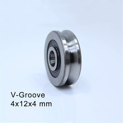 TMP1105 544162 V041204 V Groove Sealed Ball Bearing 4x12x4mm Pulley Wheel Bearings V2/0.5 Guide Track Rlooer Roller in Kuwait