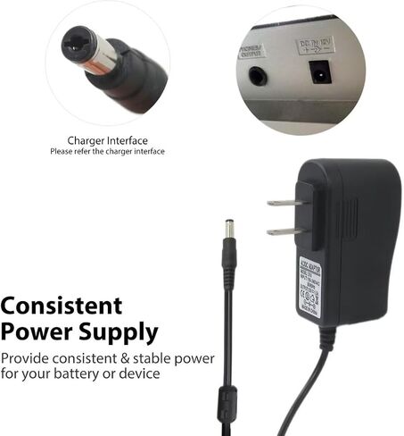 2025 New 12V Replacement for Yamaha PA-3 PA3 PA-3B PA3B PA-5 PA5 PA-5D Adapter Compatible for Yamaha YPT-230 YPT-240 YPT-300, 2.54M Long Cord, 1 Pack, Black in Kuwait