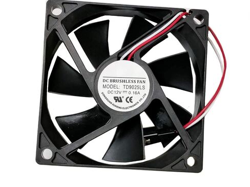 TD9025ls brushless Fan Wine Fridge 12V 0.16A 9CM 1.92W 90x90x25mm 2 Wire Cooling Fan in Kuwait