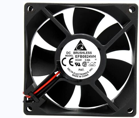 EFB0824VH 80x80x25mm 24V 0.36A 2-Wire Cooling Fan in Kuwait