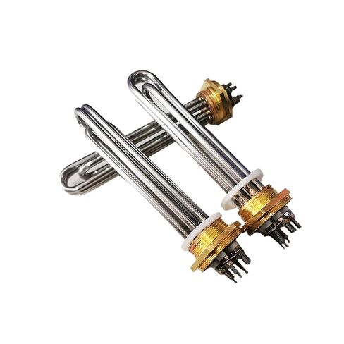 110V 220V 380V Electric Heater Reistance G1 1/4 Inch Thread Heating Element 3KW 4.5KW 6KW 9KW 12KW with Cup 1Pcs(DN32,380V_12KW 360MM) in Kuwait