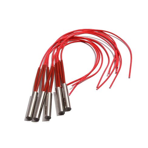 Stainless Steel Electric Cartridge Heating Element 220V 6/7/8MM Dia. 50W 150W Hole Insert Heater 30/40/50/60/80MM 1Pcs(220V 6x60mm 90W) in Kuwait