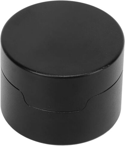 Acouto Taom Chalk Netic Billiard Chalk Case Round Aluminum Alloy Box Holder Black for Pool Sports Accessories - Convenient Accessory in Kuwait