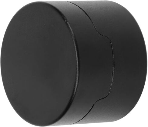 Acouto Taom Chalk Netic Billiard Chalk Case Round Aluminum Alloy Box Holder Black for Pool Sports Accessories - Convenient Accessory in Kuwait