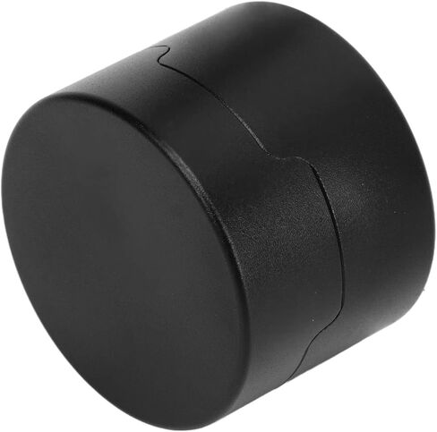 Acouto Taom Chalk Netic Billiard Chalk Case Round Aluminum Alloy Box Holder Black for Pool Sports Accessories - Convenient Accessory in Kuwait