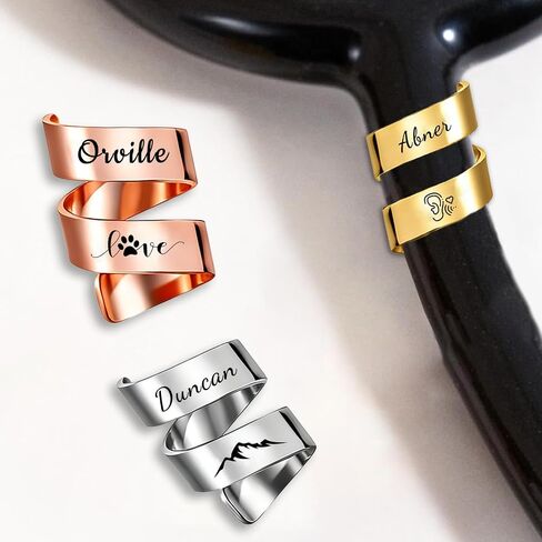 Personalized Stethoscope Name Tag Stethoscope Charms with Id Tag Custom Name Tag Stethoscope Accessories Gift for Nurse Doctor Medical Assistant Vets Med Students (Wave Style) in Kuwait