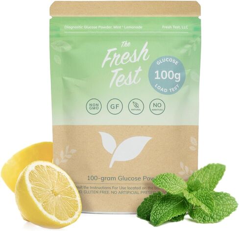 The Fresh Test 100g Powder Drink Mix & Premium Shaker Bottle Bundle, BPA-Free, Leak-Proof, Easy to Use in Kuwait