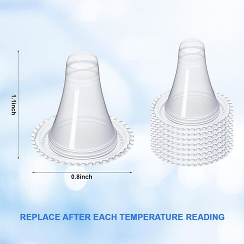 Ear Thermometer Probe Cover 100 Counts Lens Filters Refill Covers for All Braun Disposable Ear Thermometer Caps in Kuwait