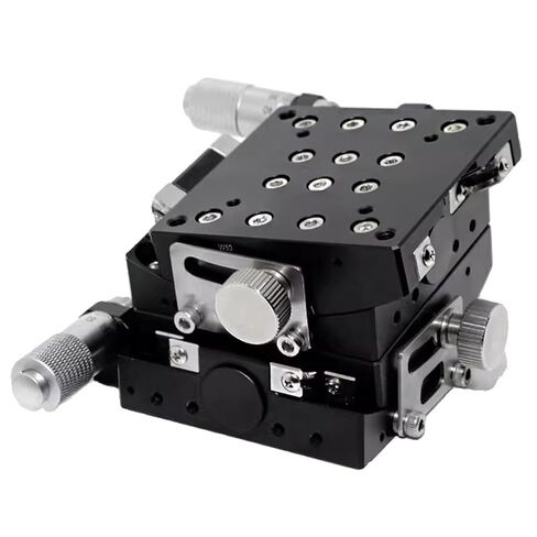 Manual Arc Tilt Sliding Table Fine Adjustment Platform Angle Measuring Instrument GPG 1Pcs(GPG60-100 XY轴) in Kuwait