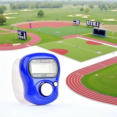 Blue Electronic Finger Counter, Handheld LED Digital Row Counter with Ring for Golf, Hand Tally Counter for Hair Care Users, Unisex, 1 Count in Kuwait