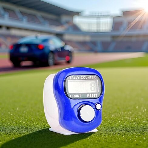 Blue Electronic Finger Counter, Handheld LED Digital Row Counter with Ring for Golf, Hand Tally Counter for Hair Care Users, Unisex, 1 Count in Kuwait