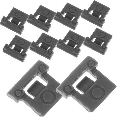 10pcs Cabinet Door Hinge Restrictor Clips for Cupboard Door, Plastic Clip on Hinge Restrictor with Accurate Angle Control and Safety Protection for Renovation and Wardrobe in Kuwait
