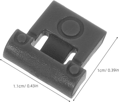 10pcs Cabinet Door Hinge Restrictor Clips for Cupboard Door, Plastic Clip on Hinge Restrictor with Accurate Angle Control and Safety Protection for Renovation and Wardrobe in Kuwait