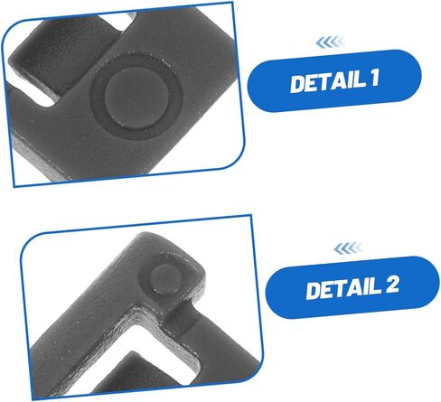 10pcs Cabinet Door Hinge Restrictor Clips for Cupboard Door, Plastic Clip on Hinge Restrictor with Accurate Angle Control and Safety Protection for Renovation and Wardrobe in Kuwait