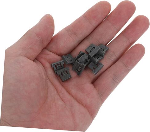10pcs Cabinet Door Hinge Restrictor Clips for Cupboard Door, Plastic Clip on Hinge Restrictor with Accurate Angle Control and Safety Protection for Renovation and Wardrobe in Kuwait