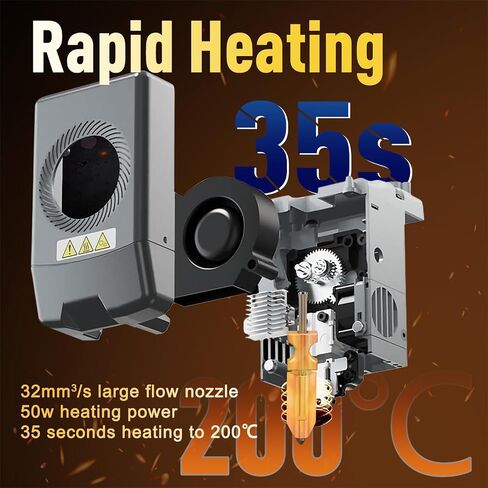 AD5X 3 Pack Size Removable and Replaceable Nozzles Hotend, High Flow 32mm³/s Hotend Kit, 0.25MM 0.4MM 0.6MM High-Speed 3D Printer Part ad5x Nozzle in Kuwait