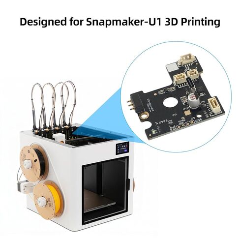 Upgrade Toolhead PCB for Snapmaker-U1 3D Printer: Printhead Circuit Board Extruder Hotend Adapter with High-Performance MCU CAN Bus Plug and Play for U1 Printing in Kuwait