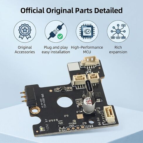 Upgrade Toolhead PCB for Snapmaker-U1 3D Printer: Printhead Circuit Board Extruder Hotend Adapter with High-Performance MCU CAN Bus Plug and Play for U1 Printing in Kuwait