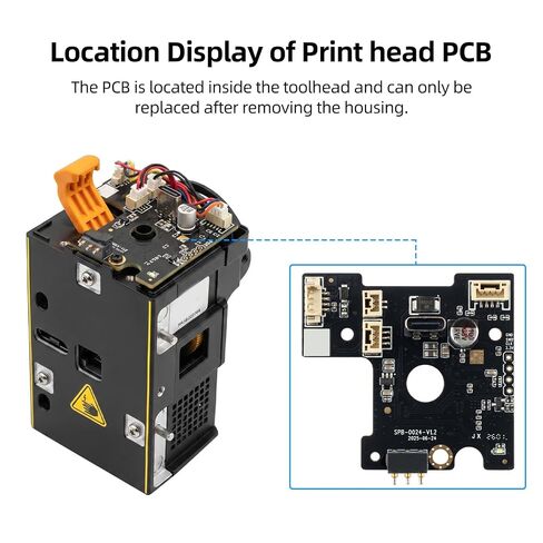 Upgrade Toolhead PCB for Snapmaker-U1 3D Printer: Printhead Circuit Board Extruder Hotend Adapter with High-Performance MCU CAN Bus Plug and Play for U1 Printing in Kuwait