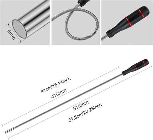 2X Pickup Tool 20 Inch Long Portable Flexible Auto Repair Metal Gifts Powerful Heavy Duty for Home Sink in Kuwait