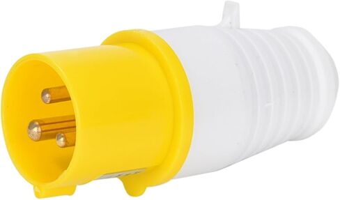 IP44 4H 110V Yellow Industrial Plug 3P 16A Socket Connector Male Female Butt Aviation Coupler(013-4h,16A-KL4-4B) in Kuwait
