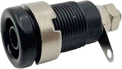 20PCS 4mm Banana Socket 32A Insulated Female Jack, 5 Colors Panel Mount Binding Post Connector for Amplifier/Electrical(LW Yellow x 20pcs) in Kuwait