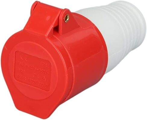 32A 4 Pin 3P+E IP44 380-415V Male and Female Power Connector Waterproof Industrial Plug and Socket(124 32a 4pin) in Kuwait