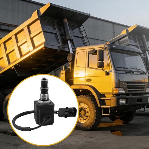 35T36092 12V PTO Solenoid Valve for Muncie CS20 CS21 Series Compatible with Dump Truck Garbage Truck Hydraulic System Replacement for 35T-36092 in Kuwait