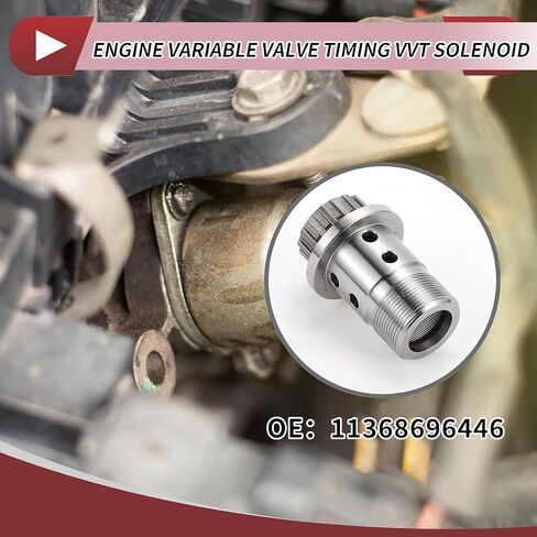 1 Pc Engine Variable Valve Timing Solenoid Camshaft Adjuster Control Unit for BMW 230i 2.0L 2017-2024 and for BMW 430i Direct Replacement Actuator Assembly OE 11368696446 in Kuwait