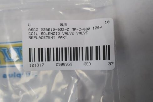 ASCO 238610-032-D MP-C-080 120V-AC صمام الملف اللولبي D588953 in Kuwait